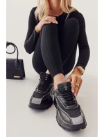 Damskie Sportowe Buty Cross Jeans II2R4018C Czarne