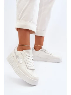 Dámské tenisky na platformě bílé model 21653076 - Boto