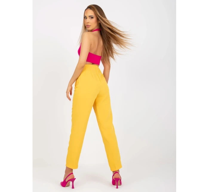 Nohavice BR SP 219.71 tmavo žltá