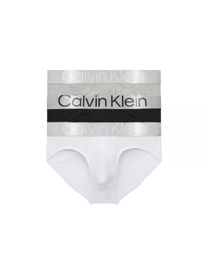 Pánska spodná bielizeň HIP BRIEF 3PK 000NB3129AMPI - Calvin Klein