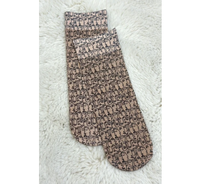 Dámske vzorované ponožky Magnetism lycra 20 den