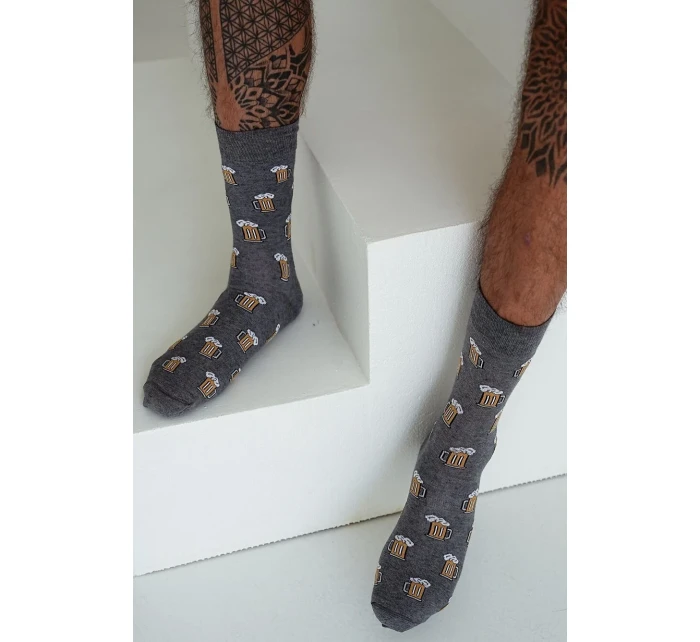 Pánské ponožky Avangard sklenice 4346 model 21314770 - Milena Pánské ponožky Avangard sklenice 4346 model 21314770 - Milena