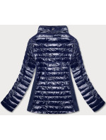 Tmavě modrá dámská lesklá bunda model 17099403 - MINORITY