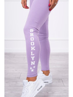 Brooklyn legíny nohavice svetlo fialovej