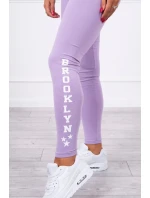 Brooklyn legíny kalhoty světle fialové