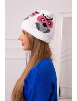 Dámska čiapka Ofelia K349 biela Dámska čiapka Ofelia K349 biela