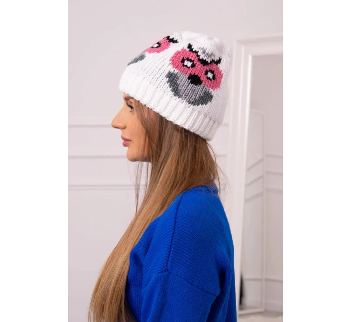 Dámska čiapka Ofelia K349 biela Dámska čiapka Ofelia K349 biela