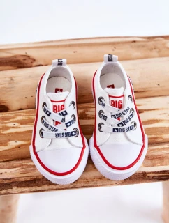 Dětské látkové tenisky BIG STAR model 21594804 Bílá - Big Star Shoes