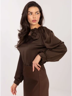 Bluzka MI BZ model 21795561 ciemny brązowy - FPrice