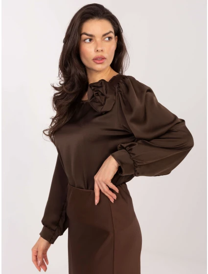 Bluzka MI BZ model 21795561 ciemny brązowy - FPrice