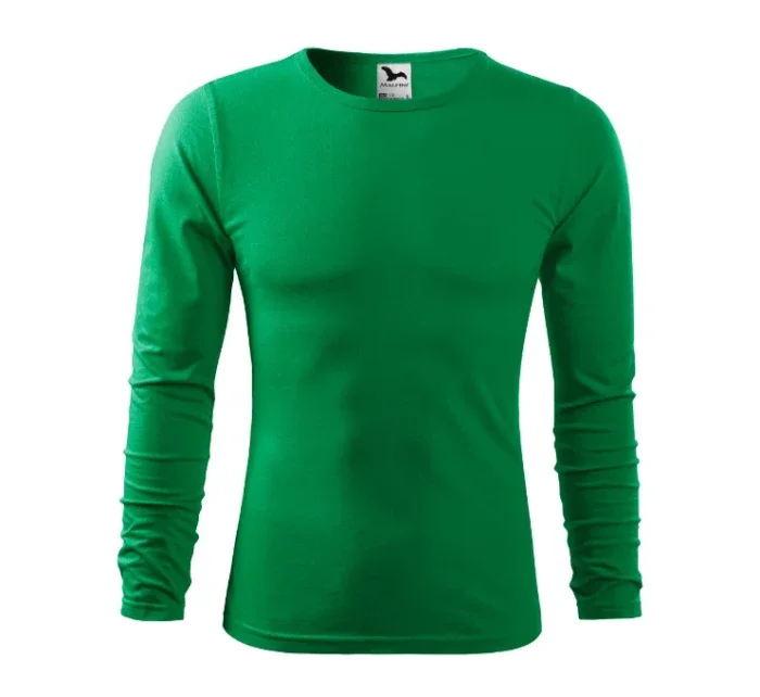 Fit-T LS pánske tričko stredne zelené