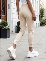 Dámske tepláky RELAX MODE cream FashionStreet UY2142 Dámske tepláky RELAX MODE cream FashionStreet UY2142