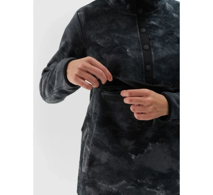 Dámský oversize fleece se stojáčkem model 21888712 - 4F