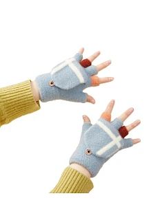 Dámske/detské zimné rukavice - modré