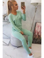 Tmavě mátová mikinová souprava Tmavě mátová mikinová souprava