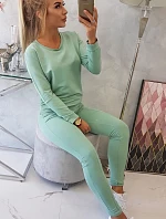 Tmavo mätová mikinová súprava