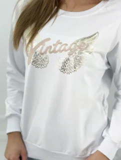 Mikina s potiskem model 19339434 - K-Fashion