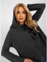 Dámska blúzka EM BZ HS 20 218.27 tmavo šedá - FPrice Dámska blúzka EM BZ HS 20 218.27 tmavo šedá - FPrice