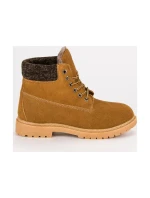 Dámske kožené traperky 37211C - Walkman shoes