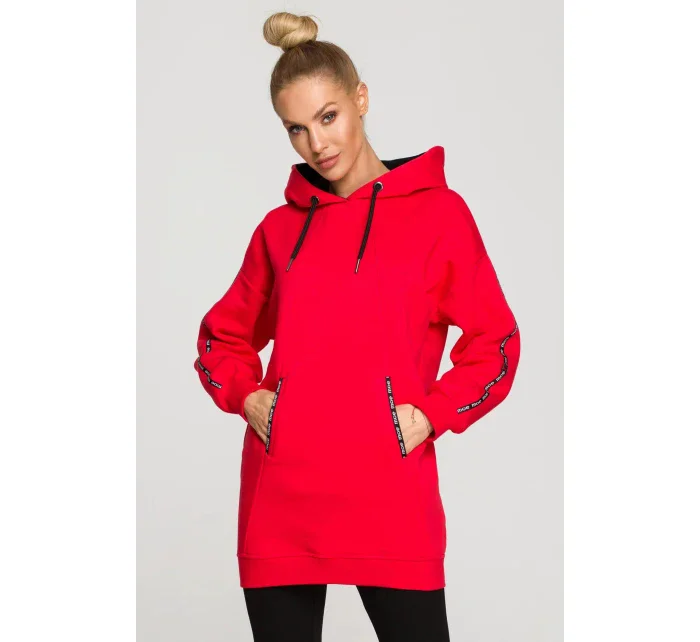 Dámská mikina model 19358956 červená Made Of Emotion - Moe