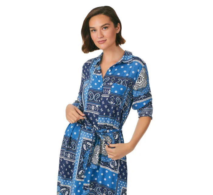 Dámska nočná košeľa YI30015 454 modrá - DKNY Dámska nočná košeľa YI30015 454 modrá - DKNY