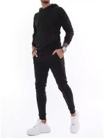 FashionStreet čierna pánska tepláková súprava AX0432