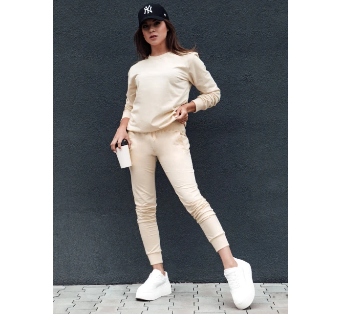 Dámská krémová mikina Dstreet model 21978542 - FashionStreet Dámská krémová mikina Dstreet model 21978542 - FashionStreet