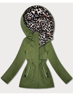 Obojstranná bunda Goodlookin green camouflage (KK60424-2#)