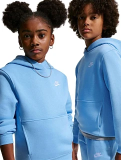 Detská mikina Nike Sportswear Club Fleece, svetlo modrá, FD3000 497