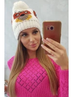 Dámský klobouk ecru model 18751613 - K-Fashion Dámský klobouk ecru model 18751613 - K-Fashion