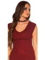 Sexi pletené šaty 9037 - KouCla