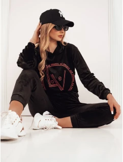 dámský velurový komplet černý Dstreet model 21970215 - FashionStreet