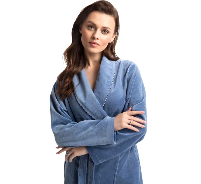 Dámsky velúrový župan Luna 371 4XL