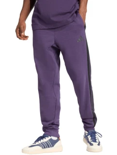 Pánske tričko adidas Essentials 3-Stripes Fleece purple JX0750