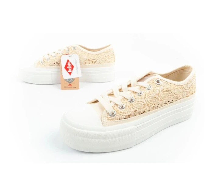 buty sportowe damskie  platforma dámské model 21360858 - Lee Cooper