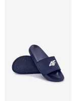 Klapki Męskie 4F 4FRMM00FSLIM011-30S Granatowe