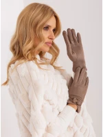 Rękawiczki AT RK model 19367723 ciemny bezowy - FPrice