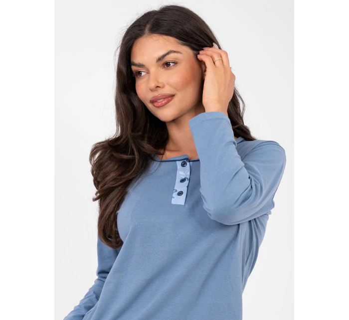 DU PI FP 007.69 sivomodré pyžamo