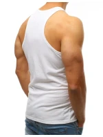 Pánské tílko bez potisku bílé Dstreet model 21962197 - FashionStreet