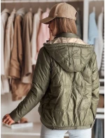 Dámska prechodná prešívaná bunda MARISSIA zelená FashionStreet TY4852