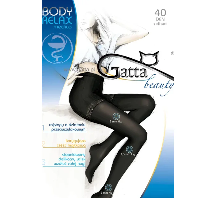 Punčochové kalhoty Body model 18029154 40 černá - Gatta Punčochové kalhoty Body model 18029154 40 černá - Gatta