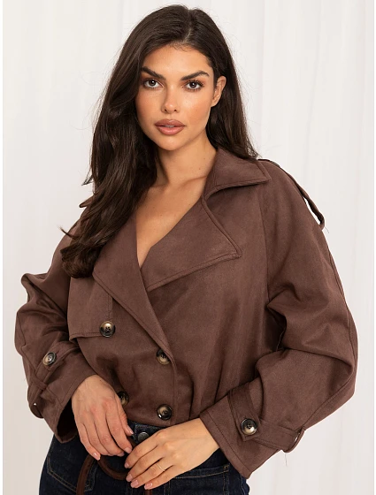 Kurtka MI KR model 22340912 ciemny bezowy - FPrice Kurtka MI KR model 22340912 ciemny bezowy - FPrice