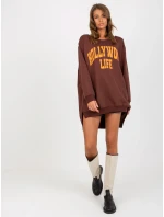 Mikina VI BL 3102.01P tmavo hnedá Mikina VI BL 3102.01P tmavo hnedá