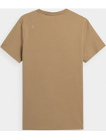 Pánske tričko 4F H4Z21-TSM025 Hnedé