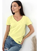 Dámske tričko s krátkym rukávom Serek brown - Off Pink