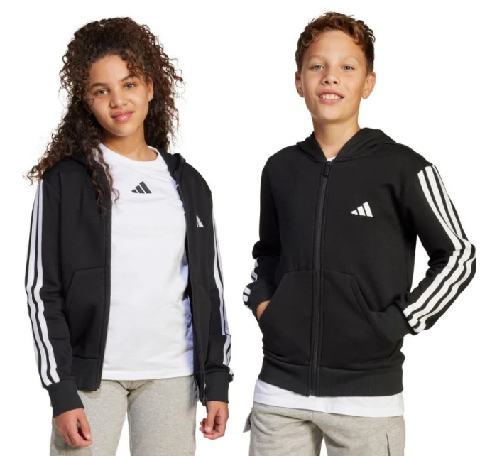Dětská mikina Essentials FullZip černobílá model 21720560 - ADIDAS