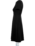 Šaty s krátkým rukávem deep black model 22499918 - NEOBLU Šaty s krátkým rukávem deep black model 22499918 - NEOBLU