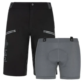 Dámske cyklistické šortky Trackee-w black - Kilpi