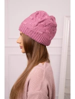 Dámská čepice  tmavě růžová model 18752355 - K-Fashion