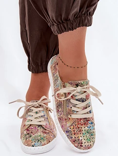 polobotky z přírodního semiše vícebarevné model 22095057 - EVENTO